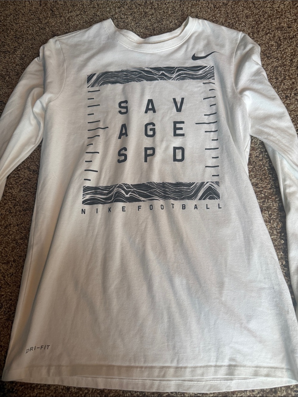 Nike white Long-Sleeve Top